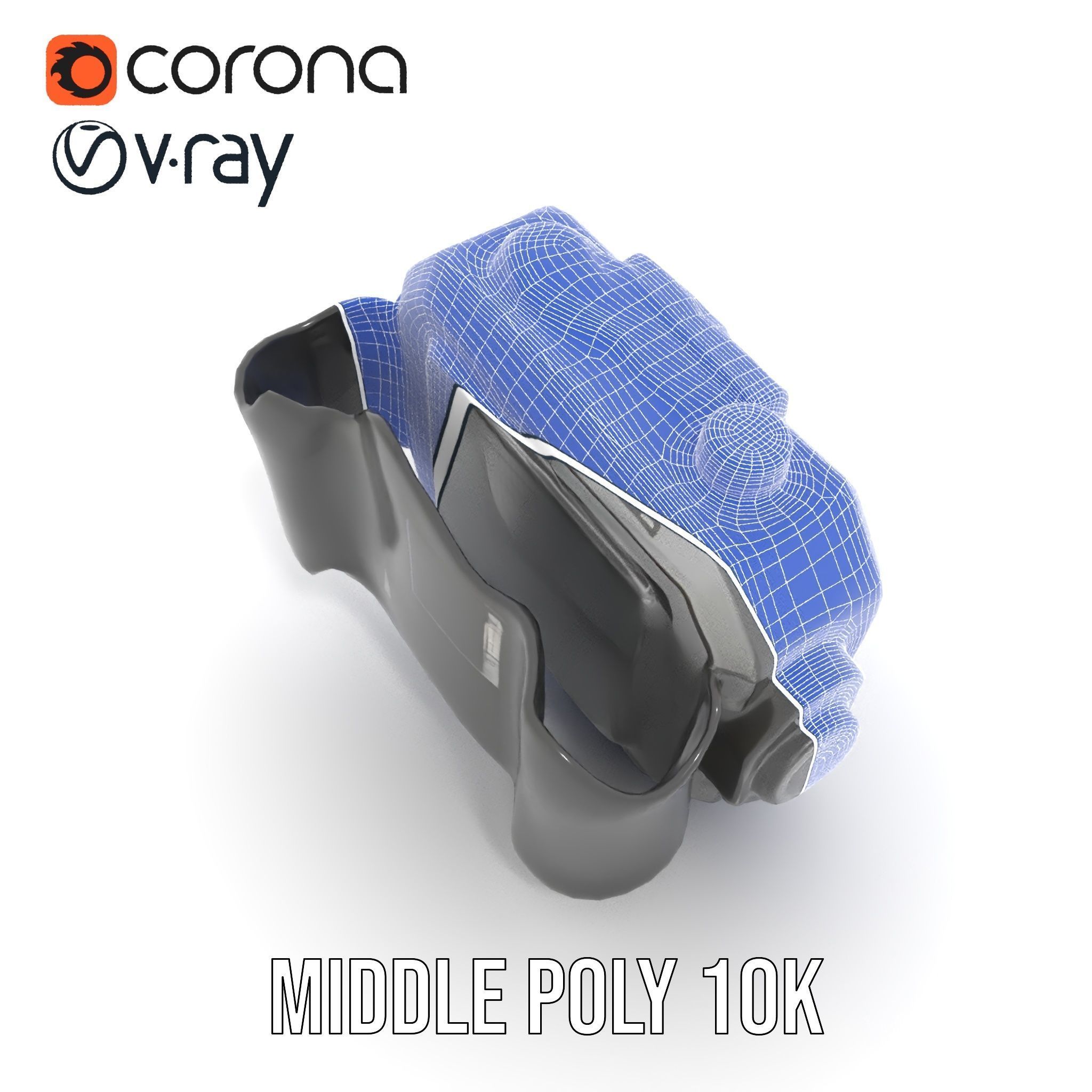 Rugged Digital Camera Model Pack Low-poly 3D model_28