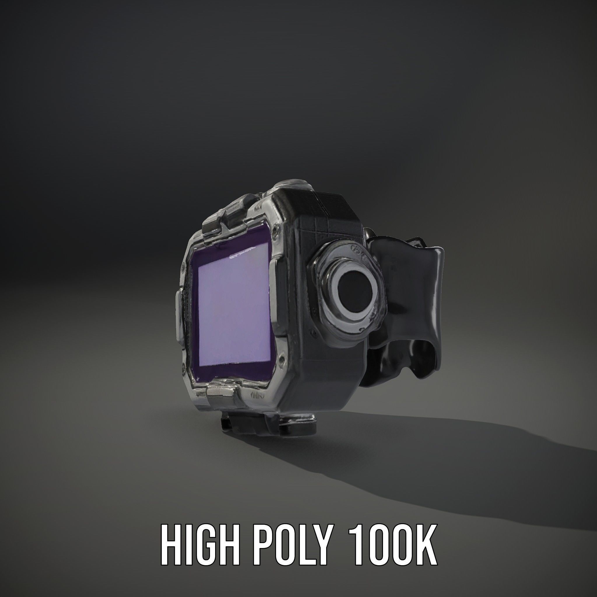 Rugged Digital Camera Model Pack Low-poly 3D model_21
