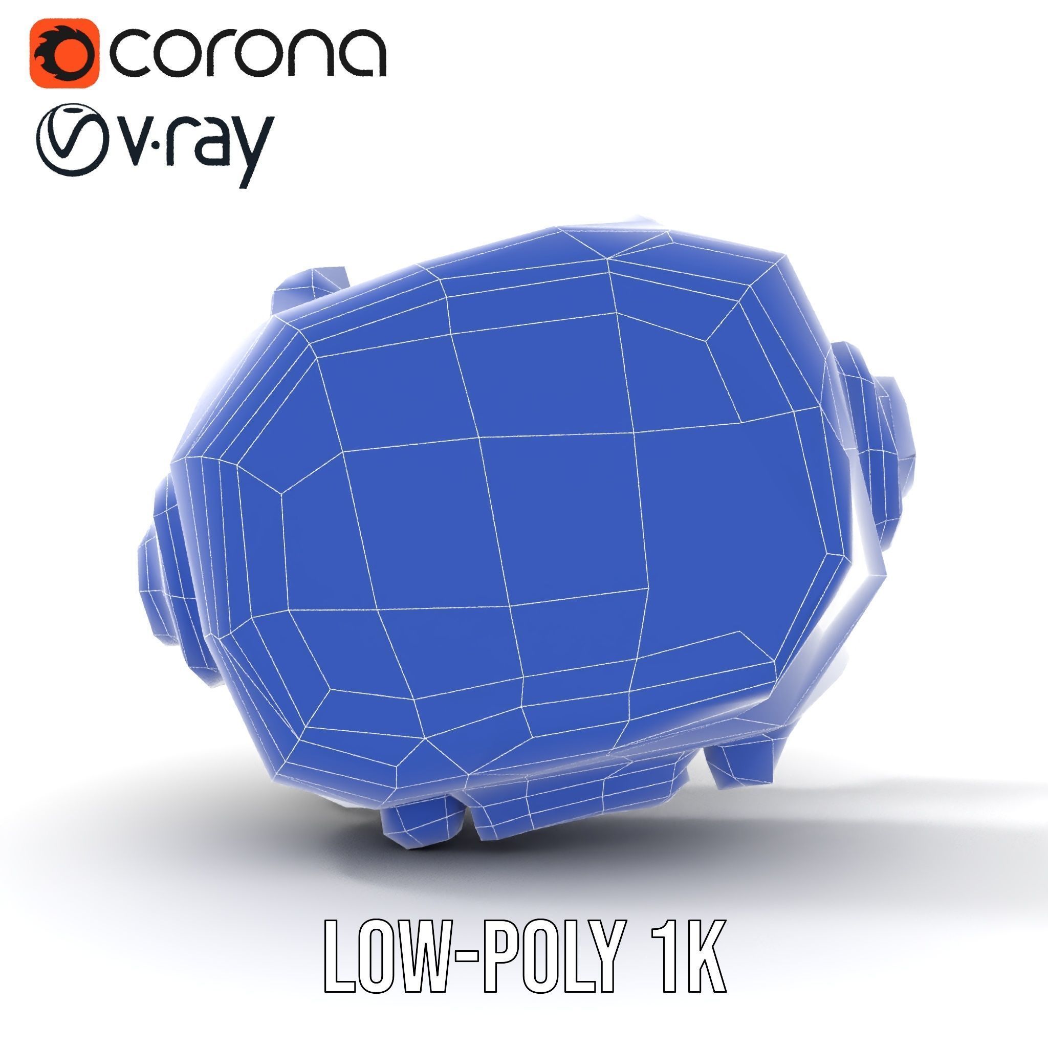 Rugged Digital Camera Model Pack Low-poly 3D model_29