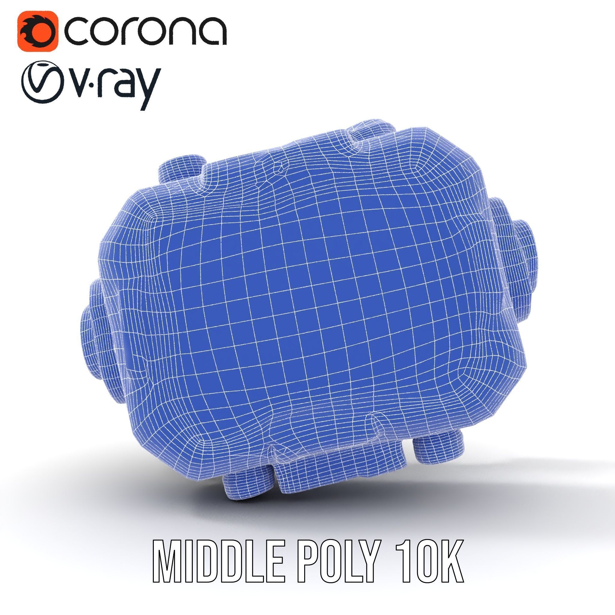 Rugged Digital Camera Model Pack Low-poly 3D model_25