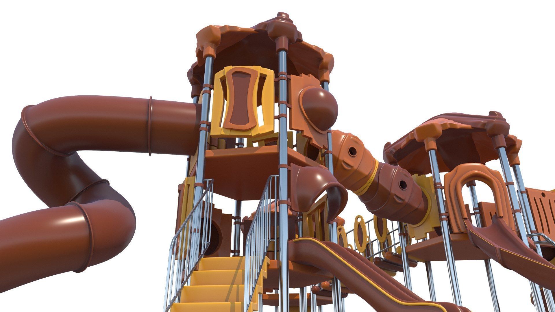 Outdoor Playground for Children 3D Model Collection_12