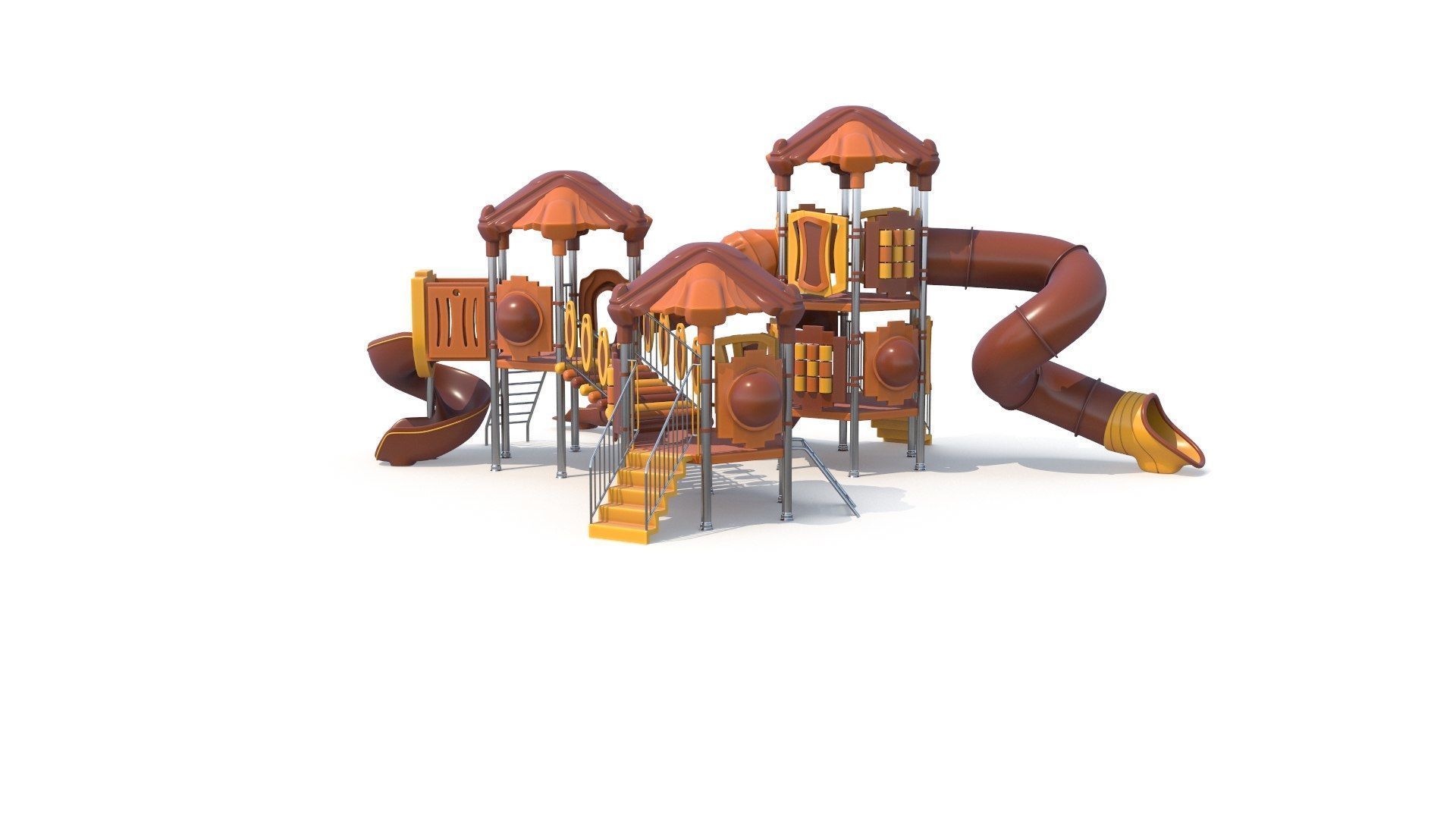 Outdoor Playground for Children 3D Model Collection_11