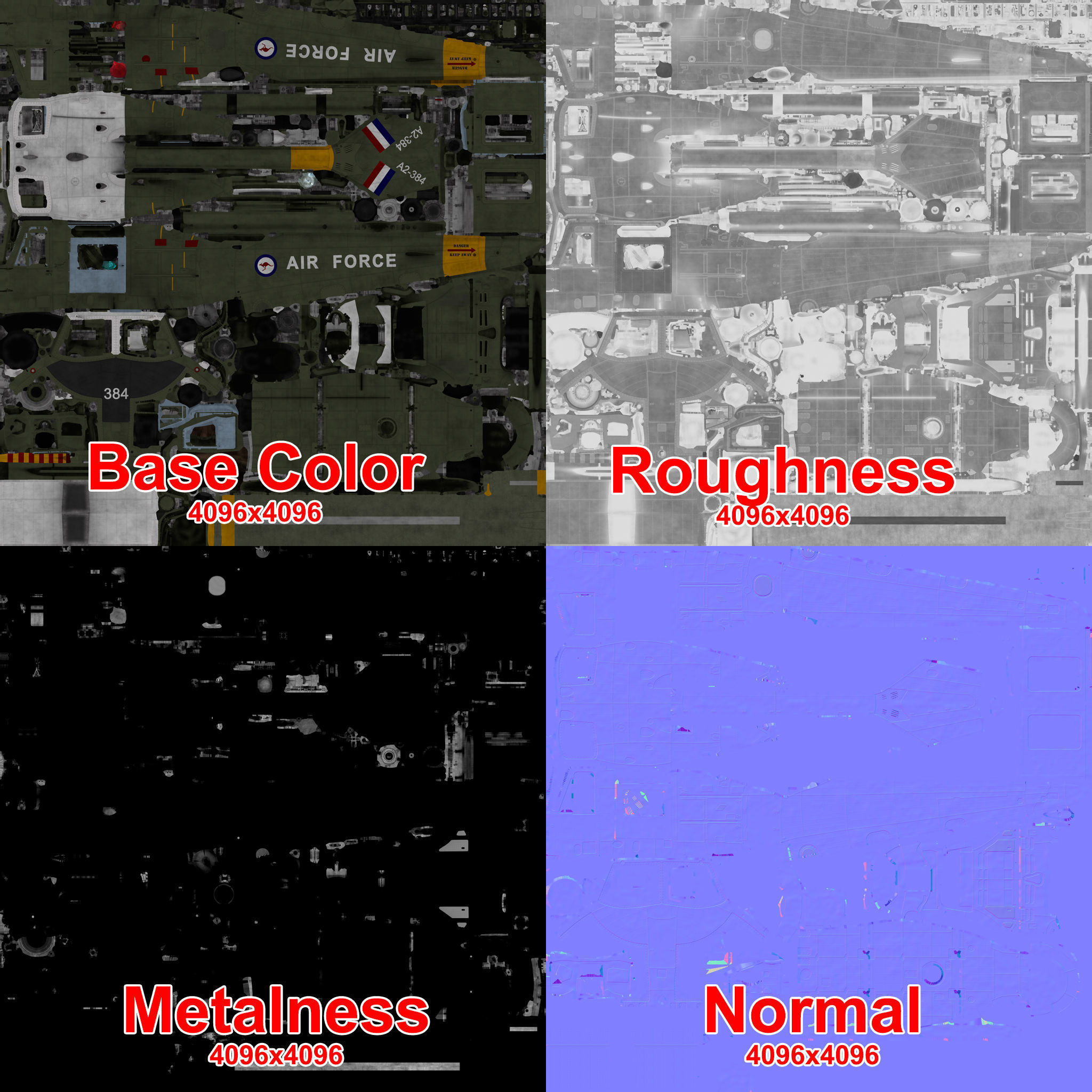 Bell UH-1C Australia RAAF Complex Animation Low-poly 3D model_38