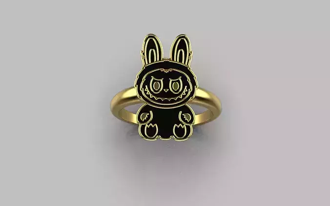 Labubu ring model 1373 3D print model