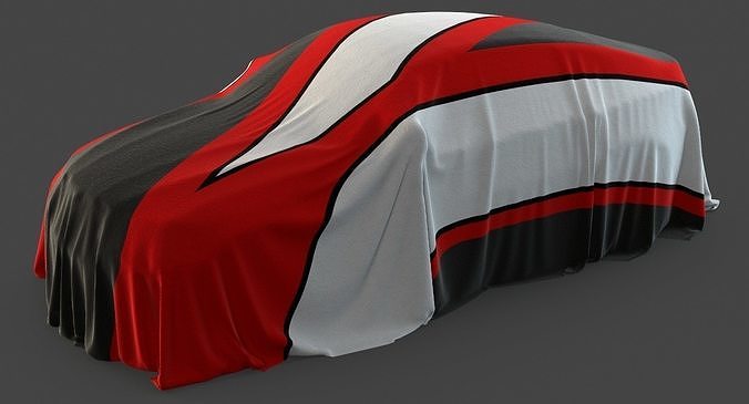 Cover Car Jeep Low-poly 3D model