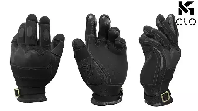Premium Tactical Durable Military Gloves Clo3D