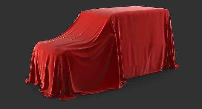 Cover Car Jeep Low-poly 3D model
