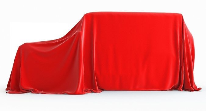 Cover Car Jeep Low-poly 3D model 4