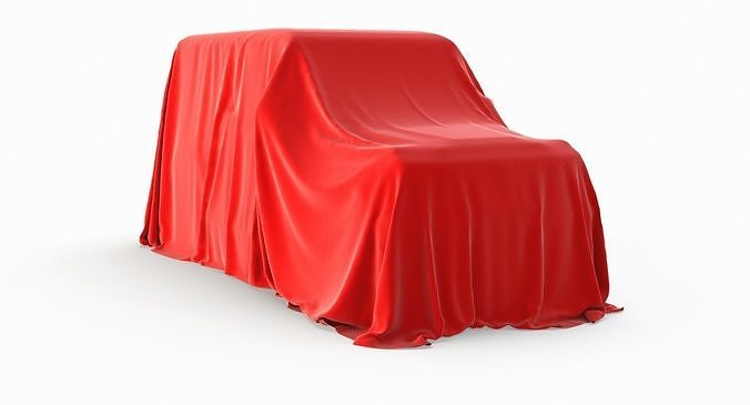 Cover Car Jeep Low-poly 3D model 2