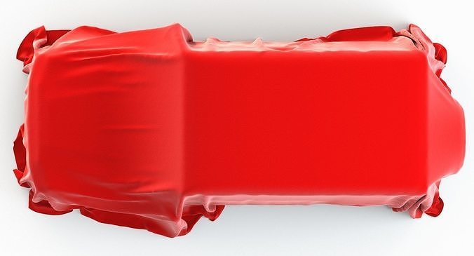 Cover Car Jeep Low-poly 3D model 5