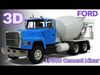 L9000 Cement Mixer Beck Drum 6 Hood Variants 3D model_1