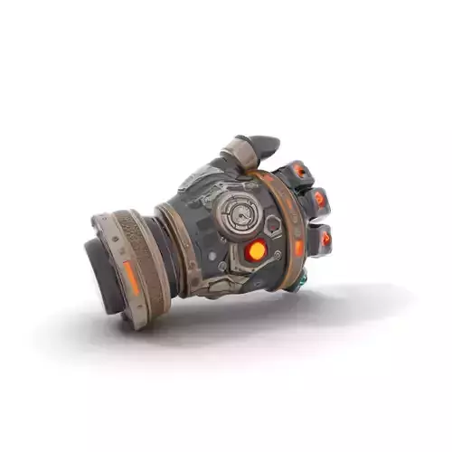 Futuristic Cybernetic Glove Model Pack