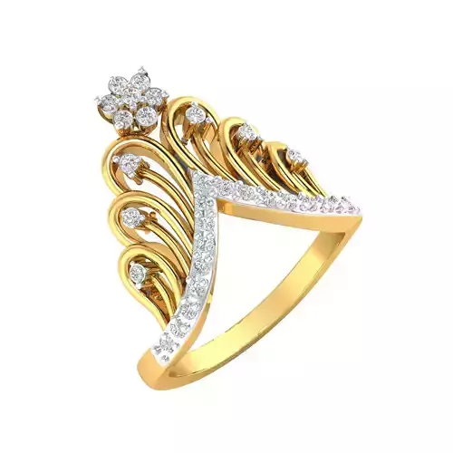Women Ring Render 3dm STL MTL SLC JCD OBJ FBX Details