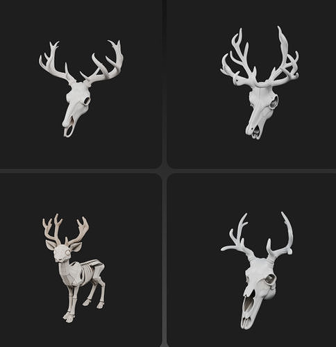 Anatomical STL Pack for Natural History Ritual Dioramas Creature 3D print model