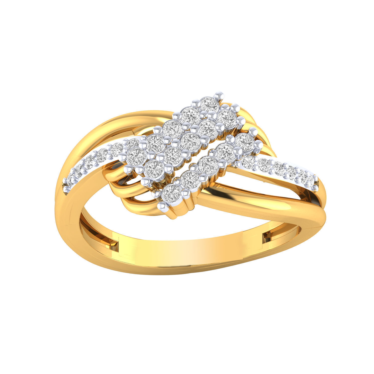 Women Ring Render 3dm STL MTL SLC JCD OBJ FBX Details 3D print model_18