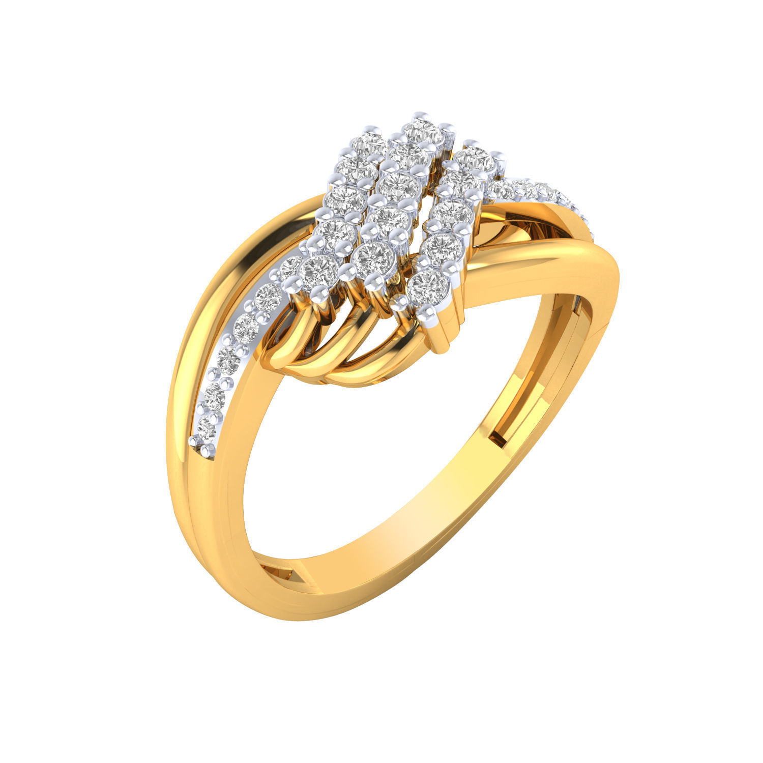 Women Ring Render 3dm STL MTL SLC JCD OBJ FBX Details 3D print model_15