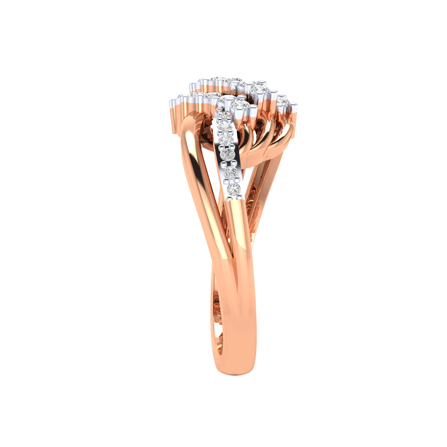 Women Ring Render 3dm STL MTL SLC JCD OBJ FBX Details 3D print model_4