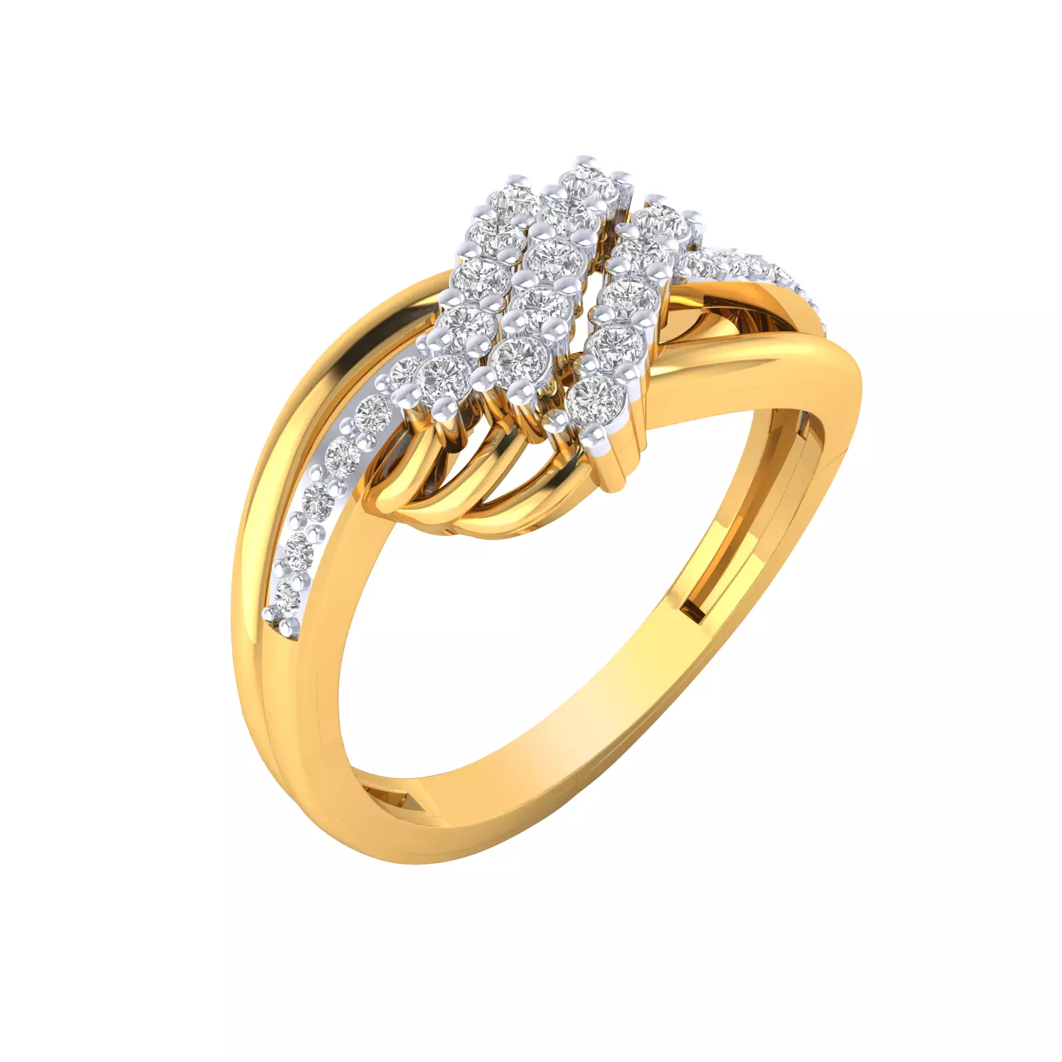 Women Ring Render 3dm STL MTL SLC JCD OBJ FBX Details 3D print model_0