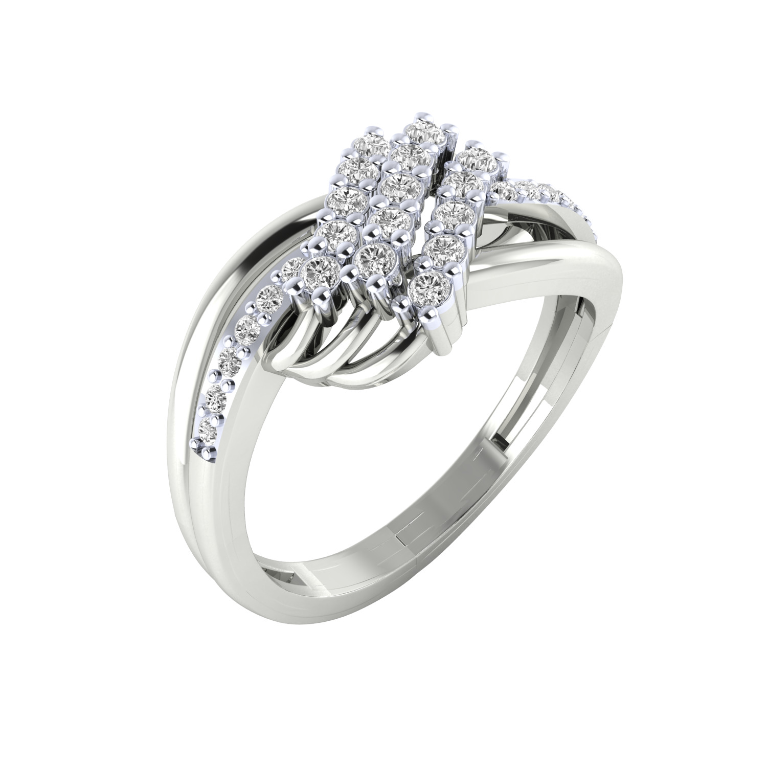 Women Ring Render 3dm STL MTL SLC JCD OBJ FBX Details 3D print model_2