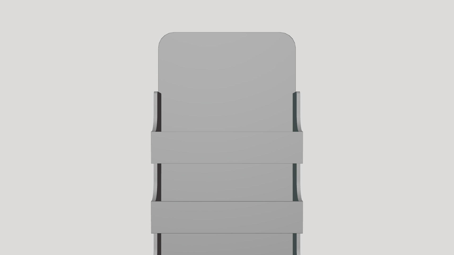 Single Product Display Stand - Geometry Only No Textures 3D model_5