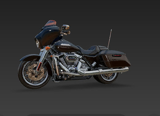American Steel - Harley-Davidson Street Glide Low-poly 3D model