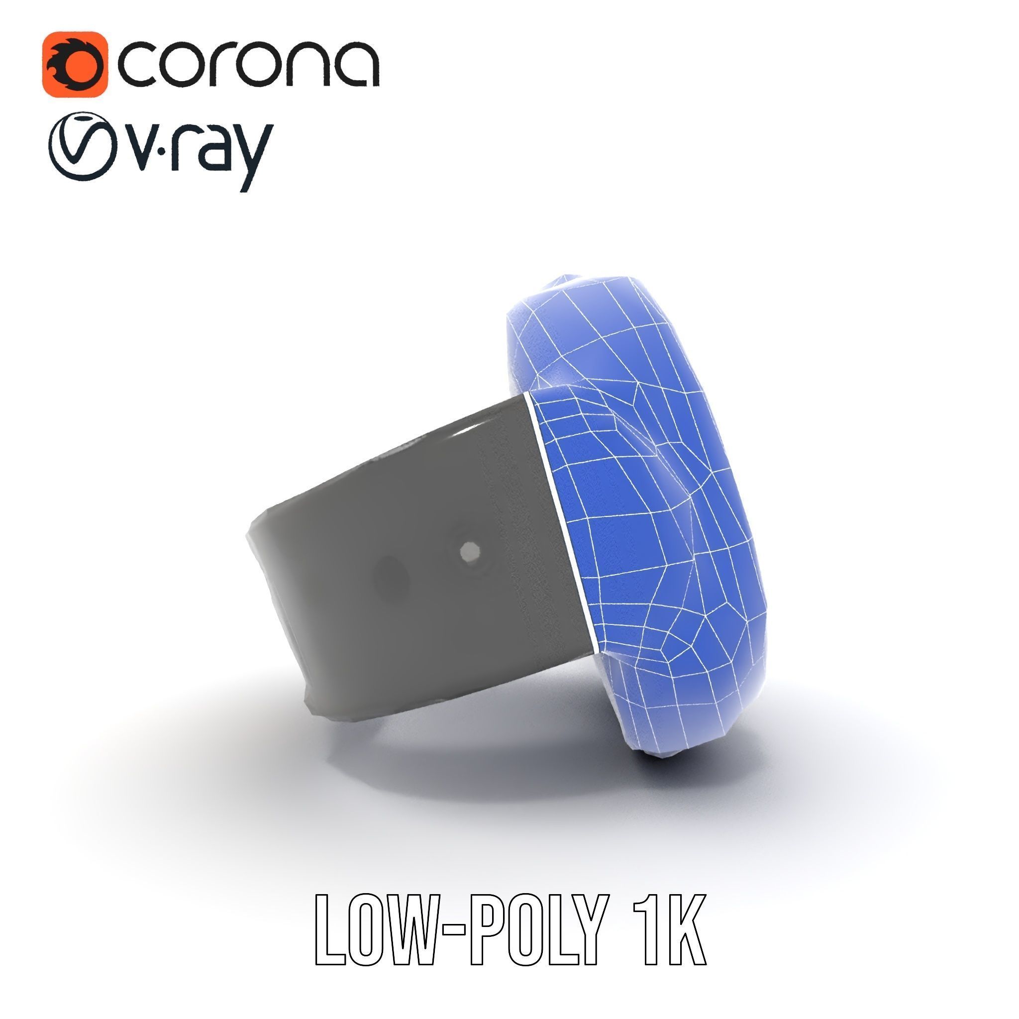 Futuristic Smartwatch Model Pack Low-poly 3D model_31