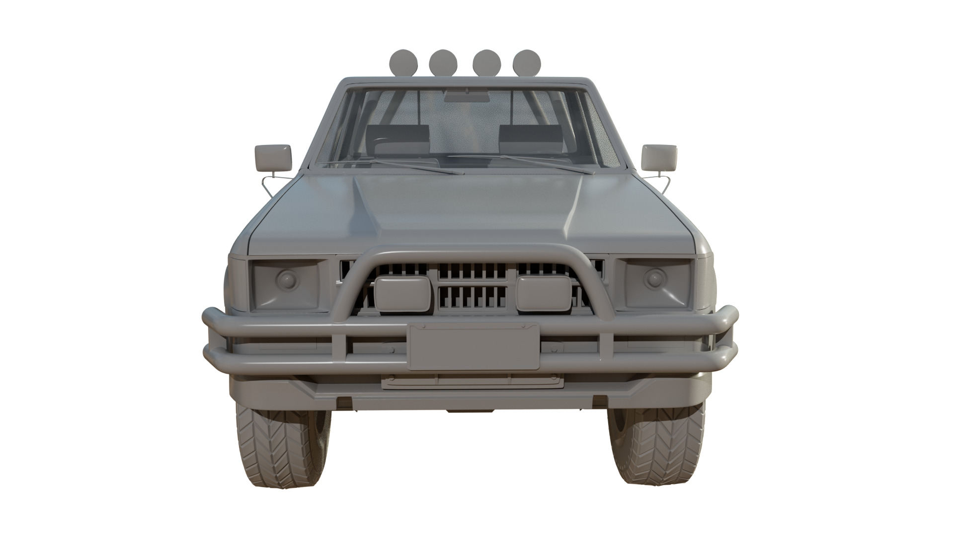 Toyota SR5  Detailed 3D Model Inspired by Back to the Future Low-poly 3D model_3