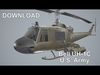 Bell UH-1C US Army Static Low-poly 3D model_1