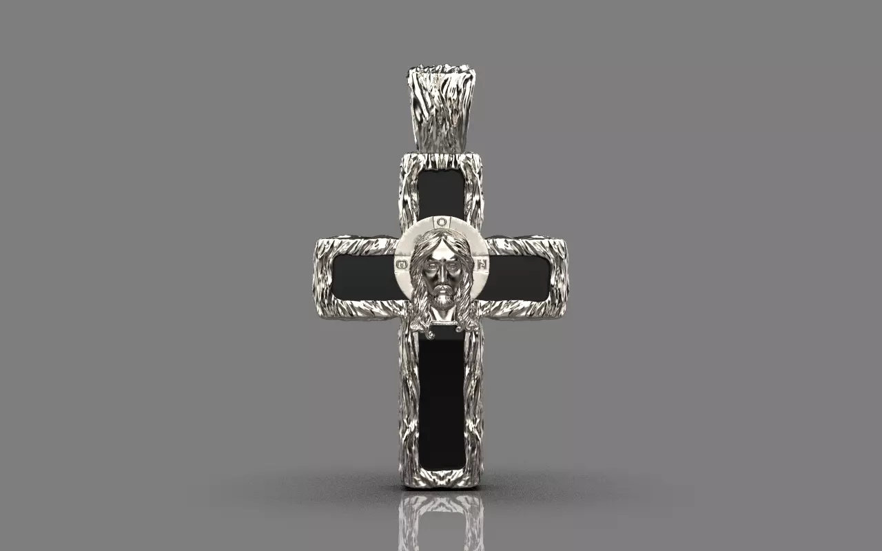 Cross with onyx model 1389 3D print model_14