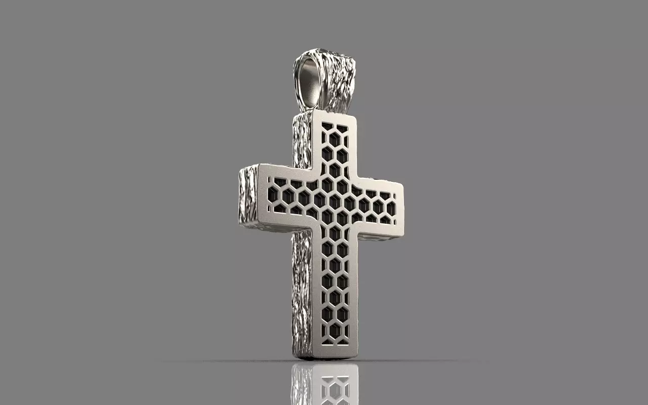 Cross with onyx model 1389 3D print model_37