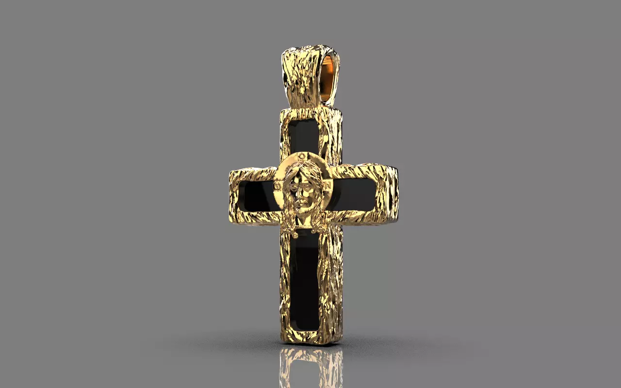 Cross with onyx model 1389 3D print model_29