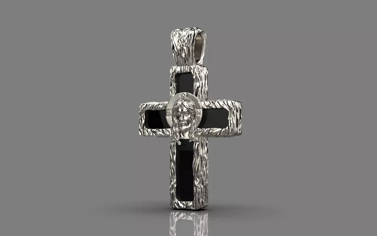 Cross with onyx model 1389 3D print model_30