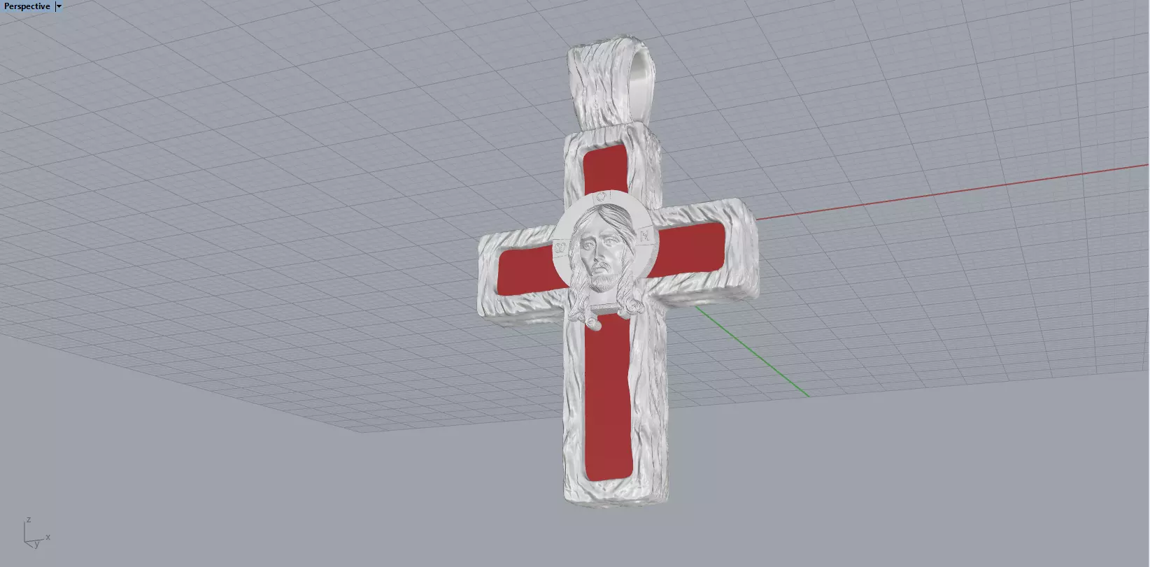 Cross with onyx model 1389 3D print model_9