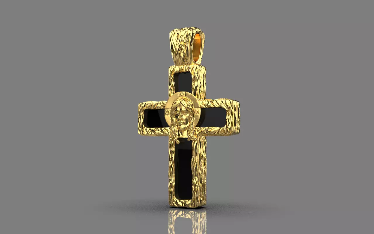 Cross with onyx model 1389 3D print model_27