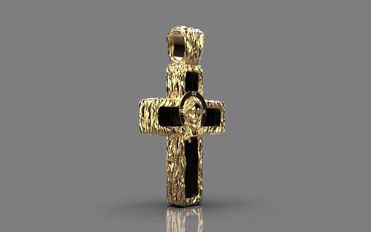 Cross with onyx model 1389 3D print model_22