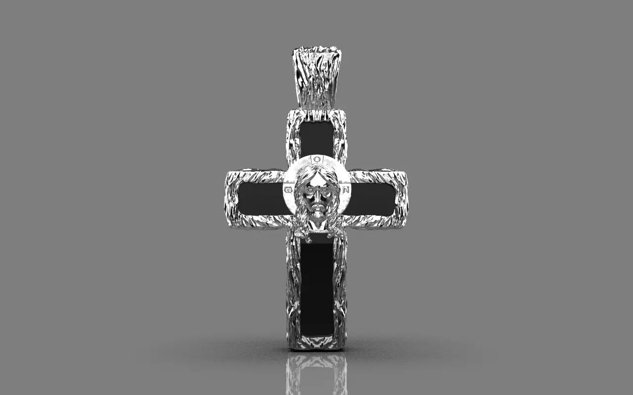Cross with onyx model 1389 3D print model_19