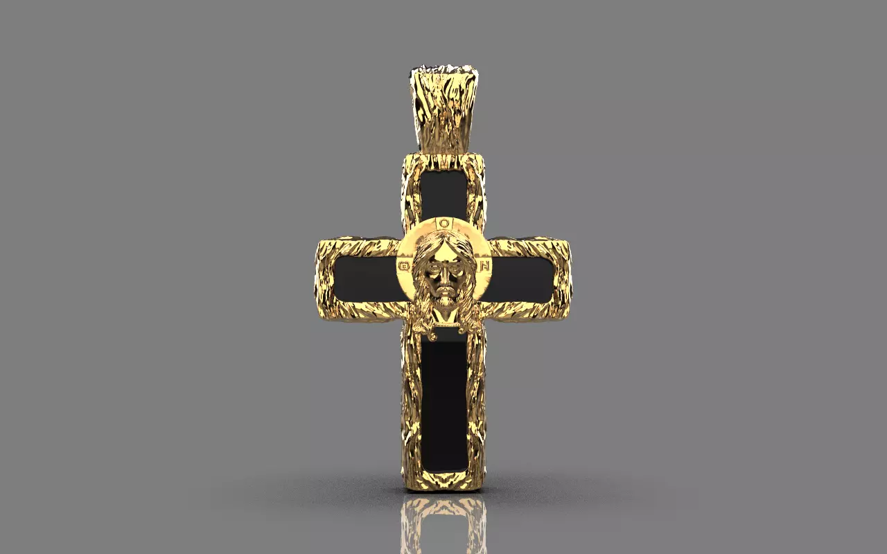 Cross with onyx model 1389 3D print model_13