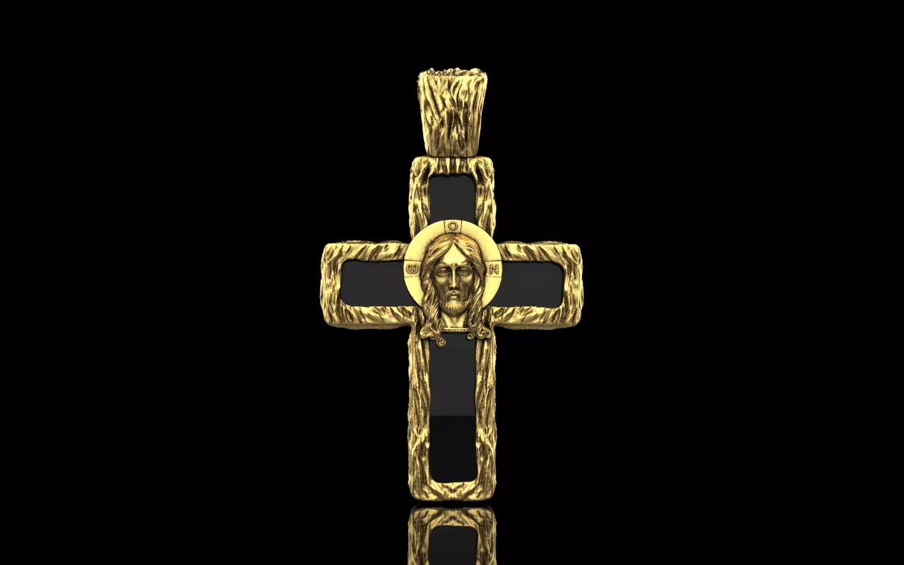 Cross with onyx model 1389 3D print model_0