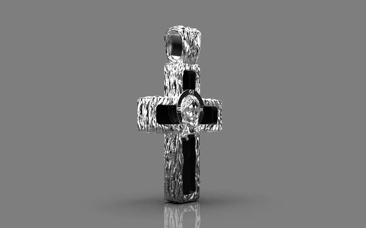 Cross with onyx model 1389 3D print model_26