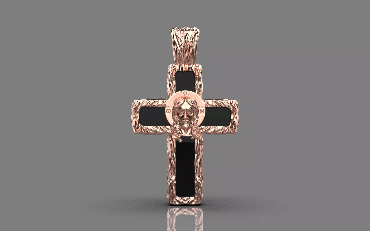 Cross with onyx model 1389 3D print model_15