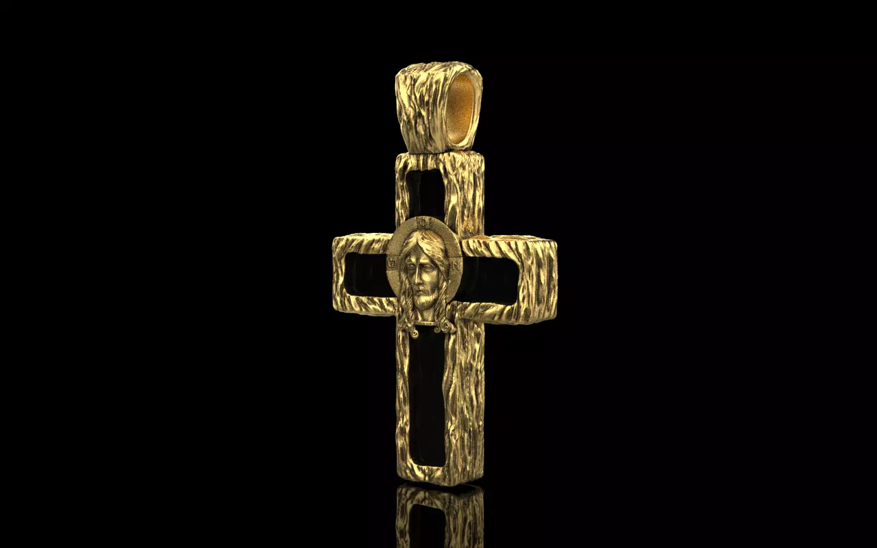 Cross with onyx model 1389 3D print model_2