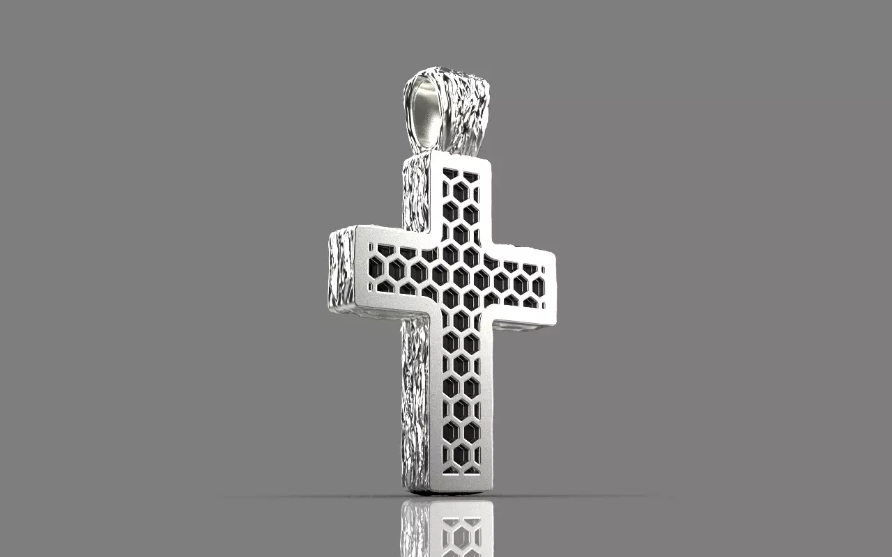 Cross with onyx model 1389 3D print model_39