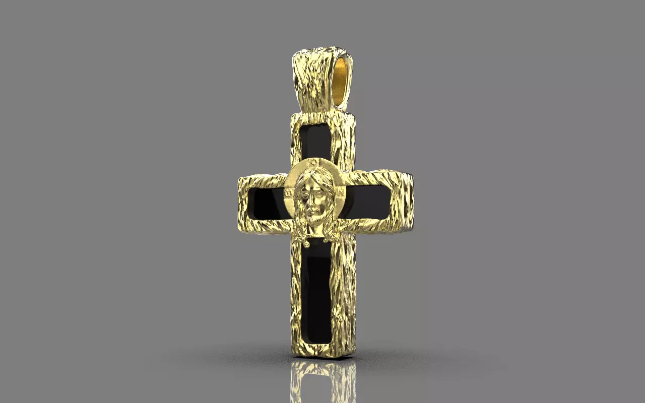 Cross with onyx model 1389 3D print model_28