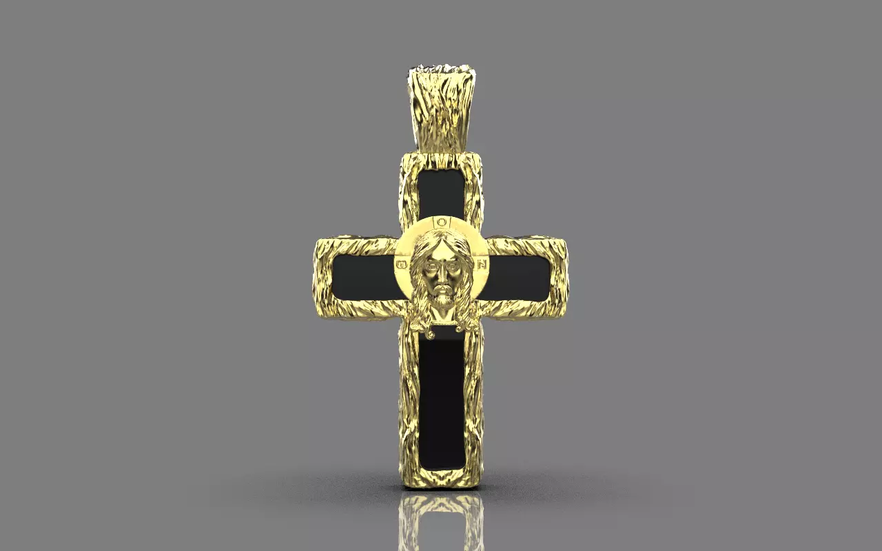 Cross with onyx model 1389 3D print model_12