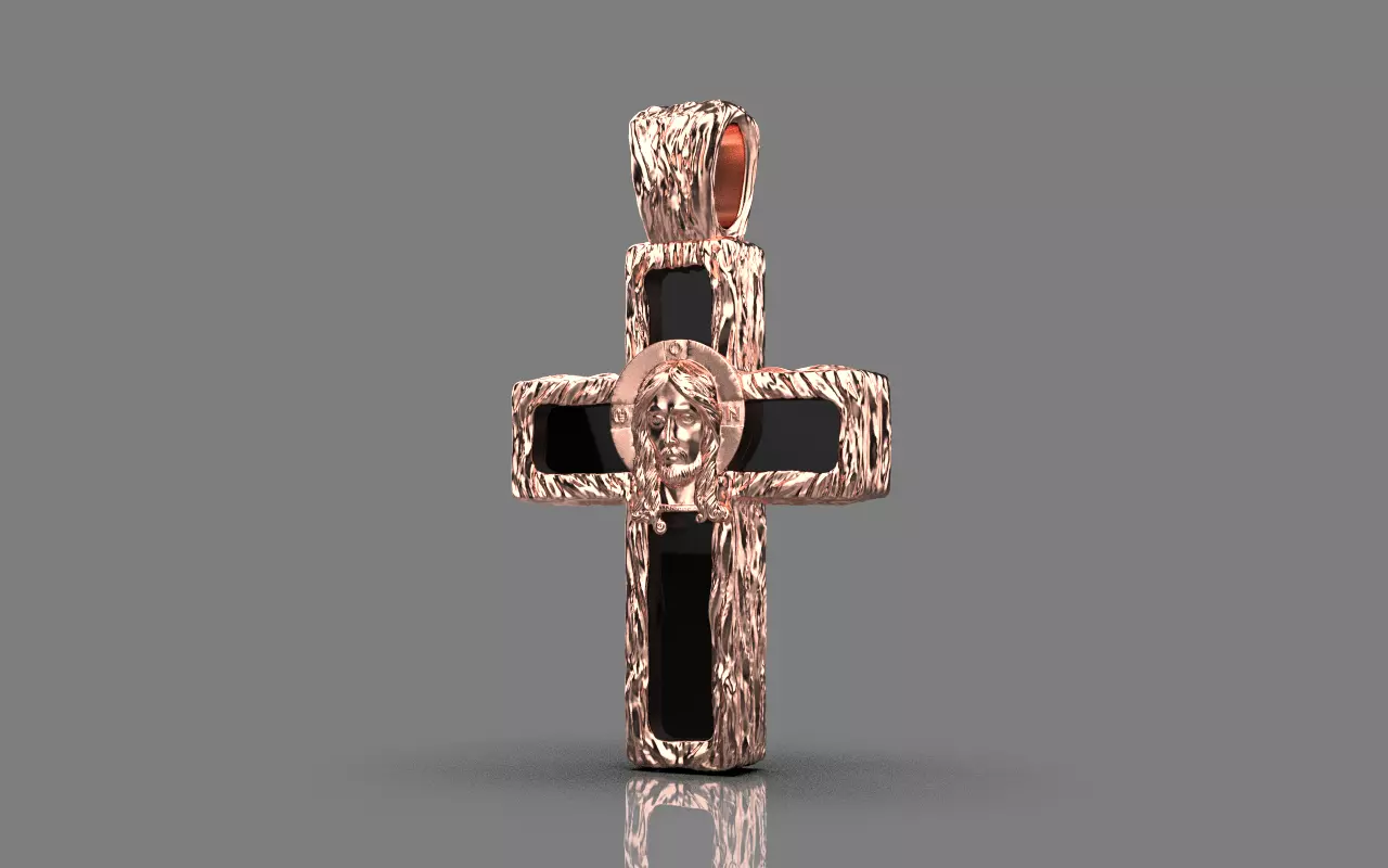 Cross with onyx model 1389 3D print model_31