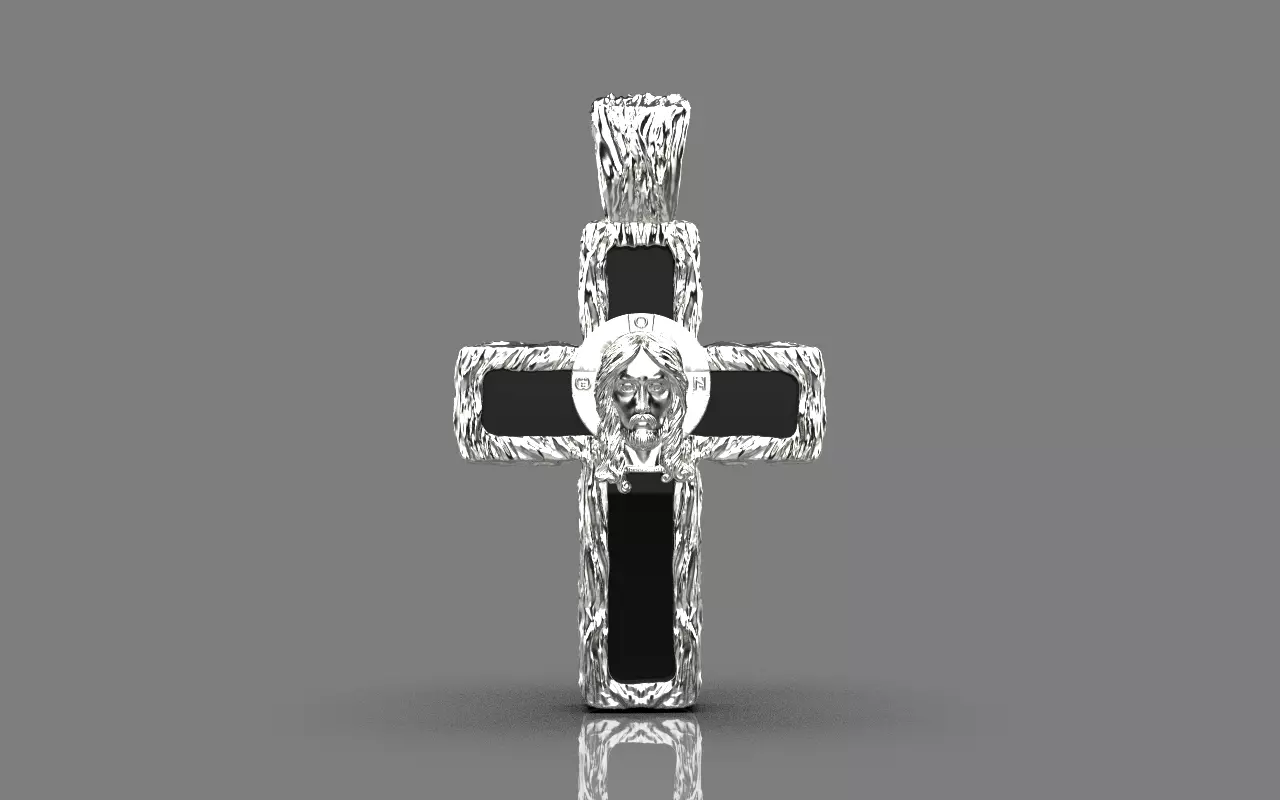 Cross with onyx model 1389 3D print model_18