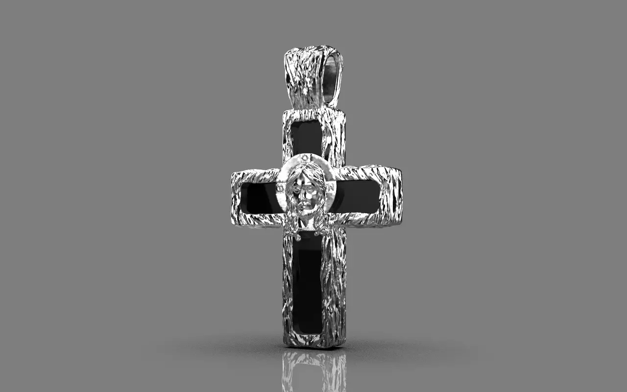 Cross with onyx model 1389 3D print model_33