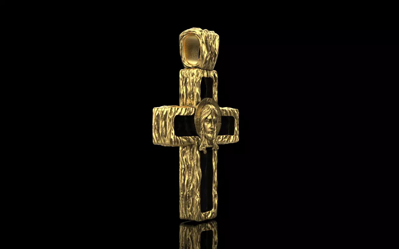 Cross with onyx model 1389 3D print model_1