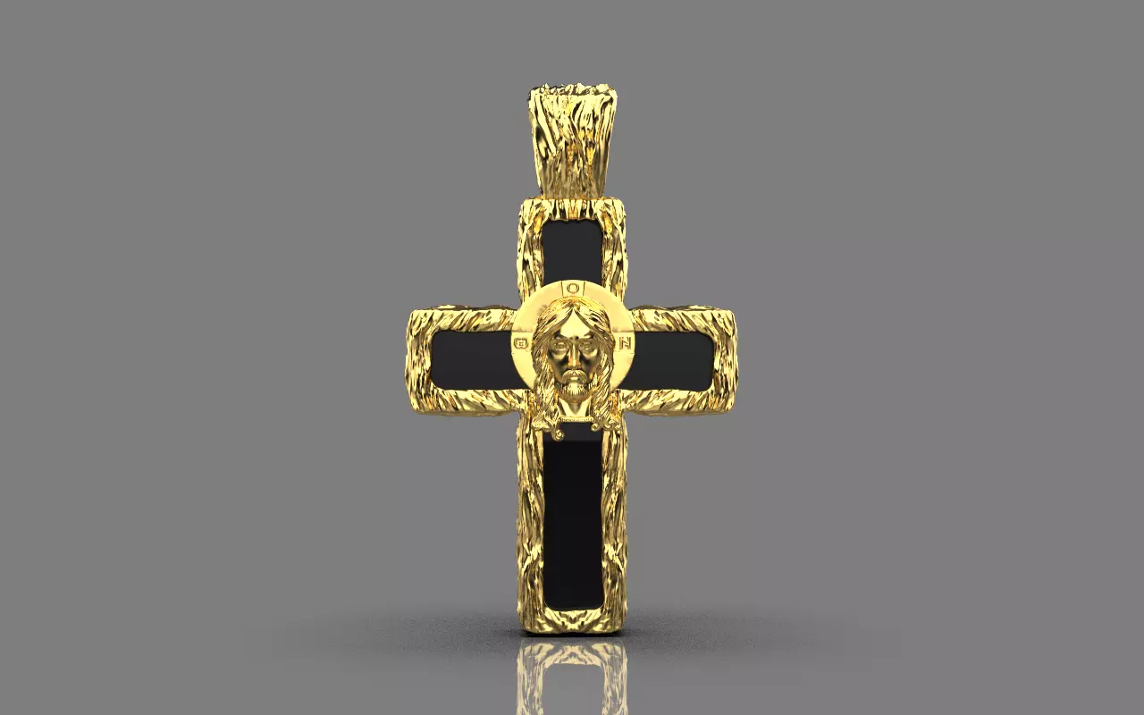 Cross with onyx model 1389 3D print model_11