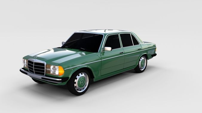 Mercedes-Benz W123 rev 3D model